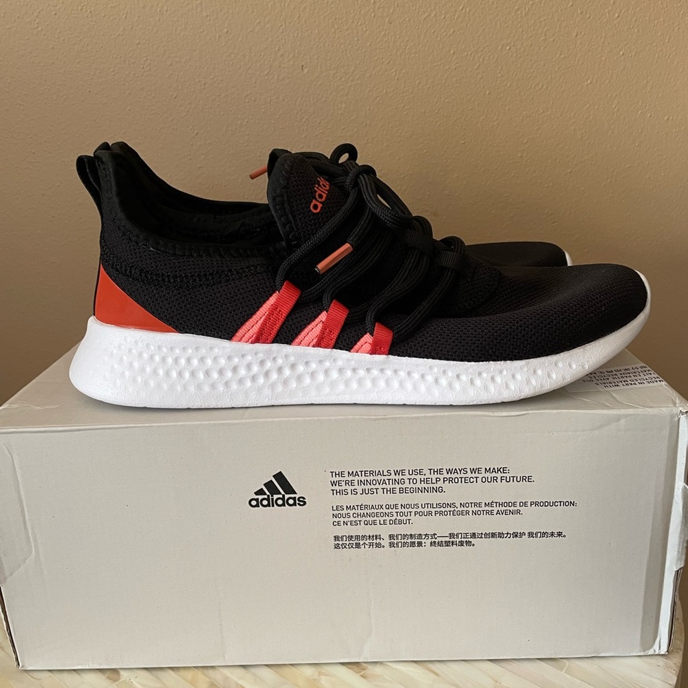 Adidas Puremotion Adapt 2.0 Black and White Shoes (NIB)